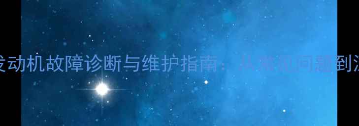 100种挖掘机发动机故障诊断与维护指南从常见问题到深度保养方案