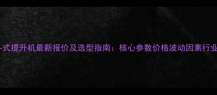 图片 TD160Q斗式提升机最新报价及选型指南：核心参数价格波动因素行业应用全1
