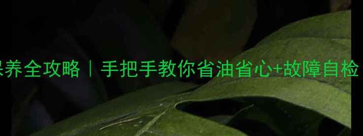 图片 ZL50装载机空滤保养全攻略｜手把手教你省油省心+故障自检！附更换避坑指南