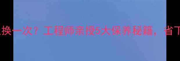 图片 ✅挖机链条多久换一次？工程师亲授5大保养秘籍，省下10万维修费！1