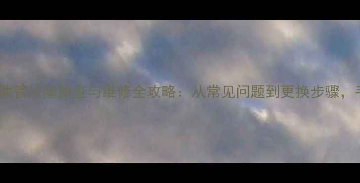 三一65挖掘机大臂油管故障排查与维修全攻略从常见问题到更换步骤手把手教你搞定