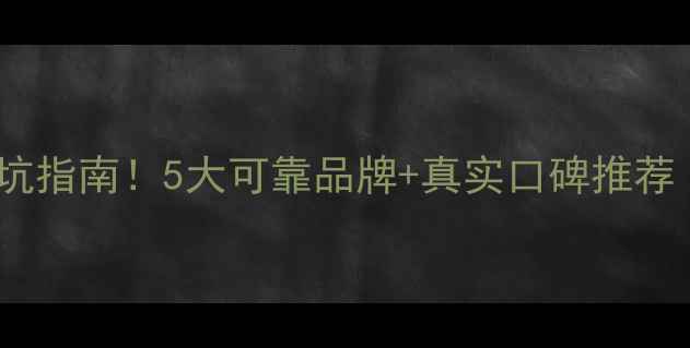 上海挖机租赁避坑指南5大可靠品牌真实口碑推荐附价格参考