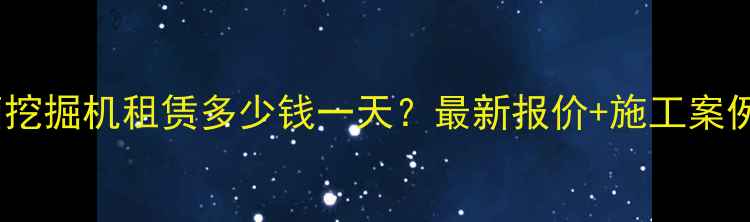 图片 上海水陆两栖挖掘机租赁多少钱一天？最新报价+施工案例（附优惠）1