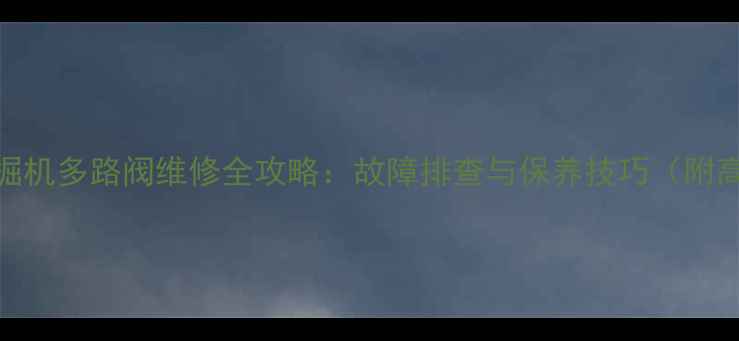 力士乐挖掘机多路阀维修全攻略故障排查与保养技巧附高清图解
