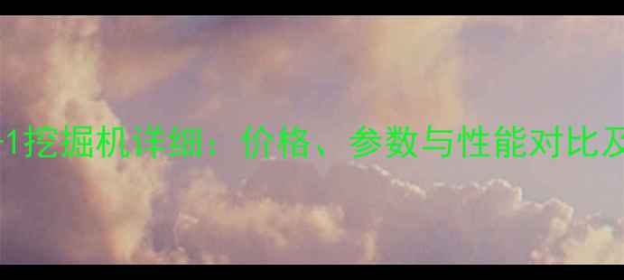 加藤1023-1挖掘机详细价格参数与性能对比及选购指南