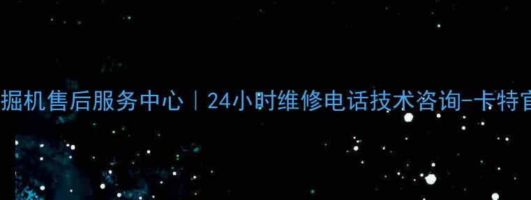 图片 厦门卡特彼勒挖掘机售后服务中心｜24小时维修电话技术咨询-卡特官方授权服务商1