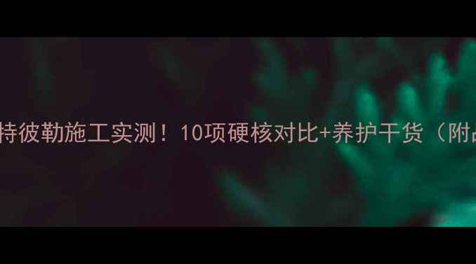 图片 小松挖机VS卡特彼勒施工实测！10项硬核对比+养护干货（附品牌技术全）1