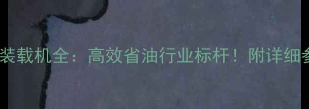 山东临工集装箱装载机全高效省油行业标杆附详细参数与使用指南