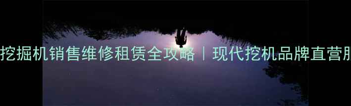 图片 常州挖掘机销售维修租赁全攻略｜现代挖机品牌直营服务2