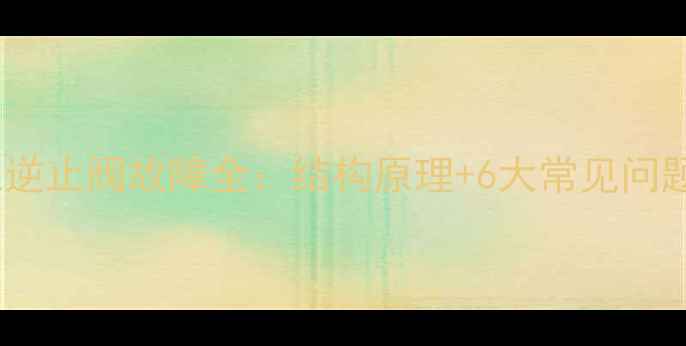 挖掘机张紧油缸逆止阀故障全结构原理6大常见问题专业维修指南