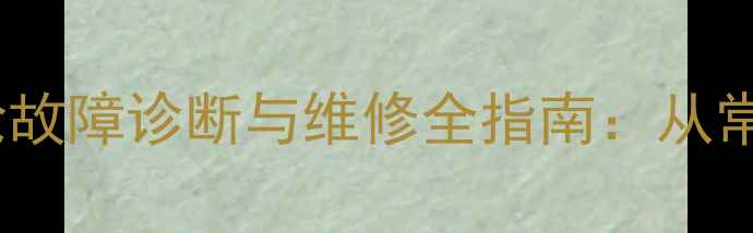 图片 挖掘机行走履带齿轮故障诊断与维修全指南：从常见问题到维护技巧2