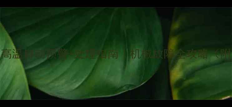 挖掘机高温自动预警处理指南机械故障全攻略附图文