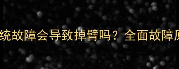 图片 挖机副臂液压系统故障会导致掉臂吗？全面故障原因及维修指南1
