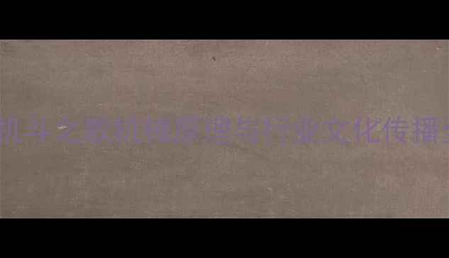 图片 挖机斗之歌机械原理与行业文化传播全2