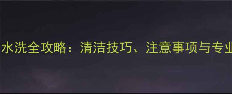 图片 挖机驾驶室水洗全攻略：清洁技巧、注意事项与专业维护指南2