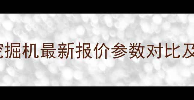 图片 斗山225挖掘机最新报价参数对比及选购指南