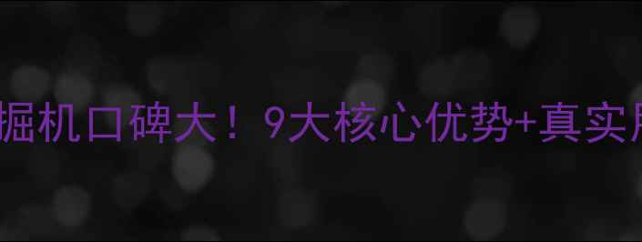 新源轮式挖掘机口碑大9大核心优势真实用户反馈全