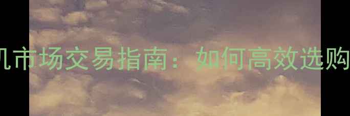 图片 枣庄二手装载机市场交易指南：如何高效选购高性价比设备1