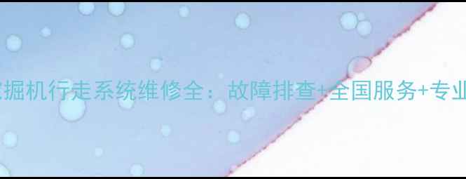 图片 柳工挖掘机行走系统维修全：故障排查+全国服务+专业团队2