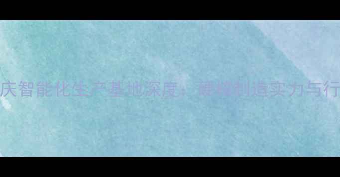 图片 柳工挖掘机重庆智能化生产基地深度：硬核制造实力与行业标杆地位全