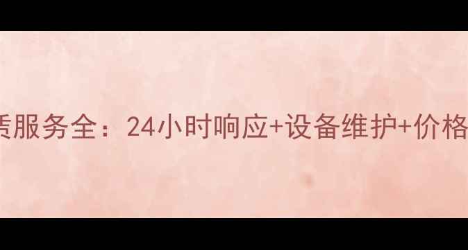 图片 武威市装载机租赁服务全：24小时响应+设备维护+价格透明化解决方案2