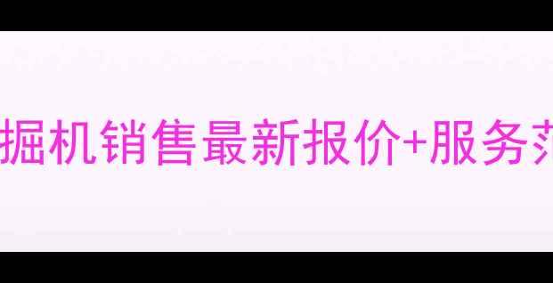 武汉卡特彼勒挖掘机销售最新报价服务范围售后保障全