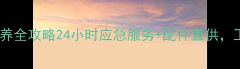 图片 江苏装载机售后维修保养全攻略24小时应急服务+配件直供，工程机械故障速解决！2