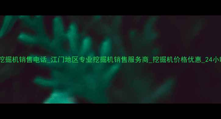 江门宝鼎挖掘机销售电话江门地区专业挖掘机销售服务商挖掘机价格优惠24小时热线