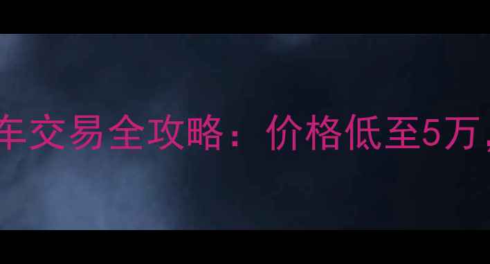 图片 河源市二手挖掘机拖车交易全攻略：价格低至5万，急售可上门评估！2