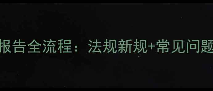 装载机年检检验报告全流程法规新规常见问题企业合规指南