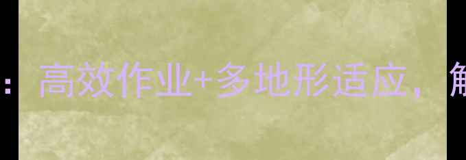 图片 轮式挖掘机应用场景全：高效作业+多地形适应，解锁施工新可能！🚜💪1