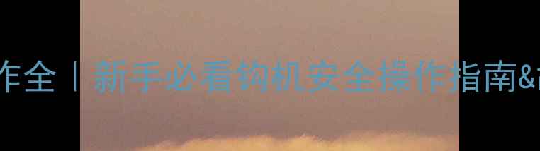 图片 钩机挖掘机操作全｜新手必看钩机安全操作指南&故障排查技巧1