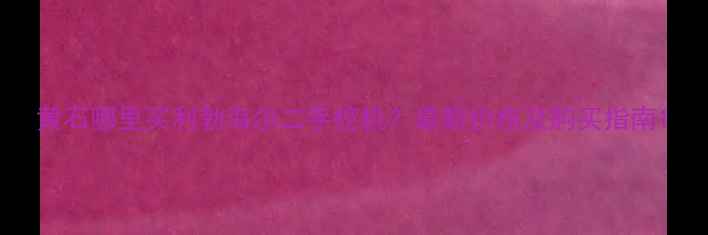 黄石哪里买利勃海尔二手挖机最新价格及购买指南