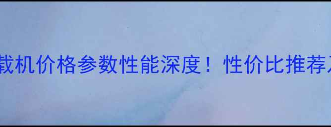 图片 龙工953装载机价格参数性能深度！性价比推荐及购买指南
