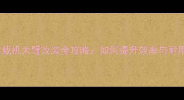 图片 龙工装载机大臂改装全攻略：如何提升效率与耐用性？1