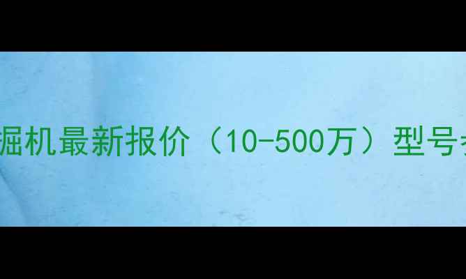 龙工轮式挖掘机最新报价10-500万型号参数优势全