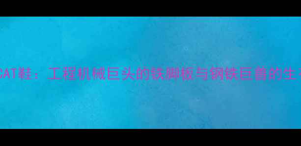 图片 🔥CAT挖机+CAT鞋：工程机械巨头的铁脚板与钢铁巨兽的生存法则深度2