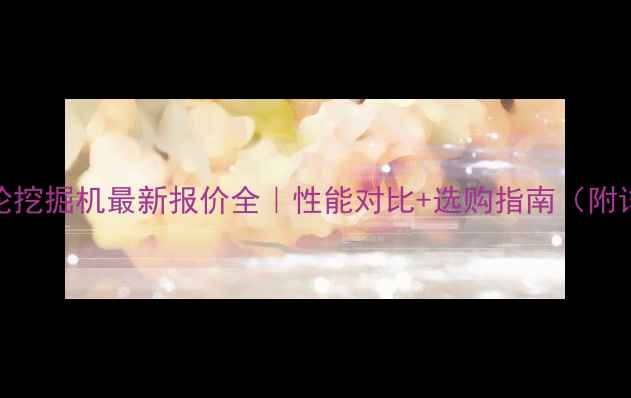 徐工四轮挖掘机最新报价全性能对比选购指南附详细参数