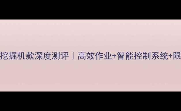 龙工6116挖掘机款深度测评高效作业智能控制系统限时优惠
