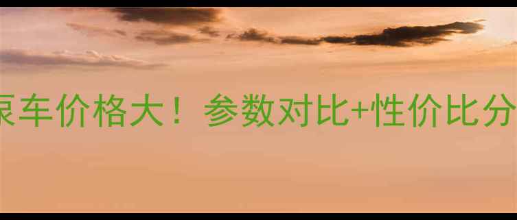 中联重科国三泵车价格大参数对比性价比分析选购指南全