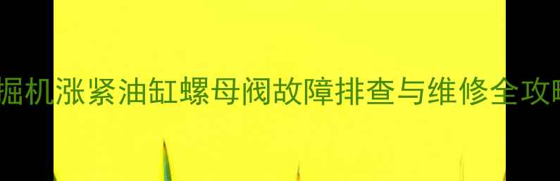 图片 🔧挖掘机涨紧油缸螺母阀故障排查与维修全攻略🔧2