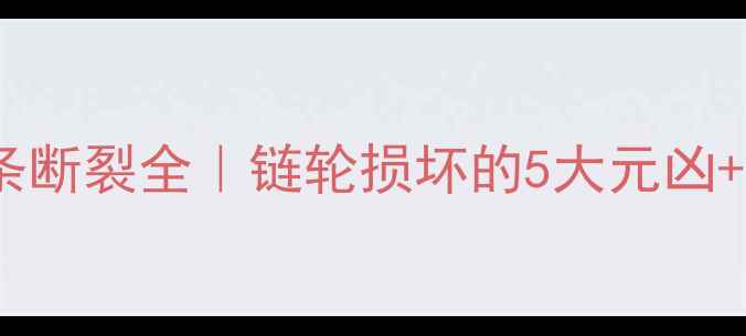 挖掘机链条断裂全链轮损坏的5大元凶排查指南